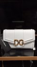 Dolce & Gabbana White Amore Crossbody Bag