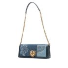 Dolce & Gabbana Devotion Patchwork-Denim Shoulder Bag