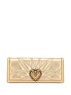 Dolce & Gabbana Devotion Baguette Gold Bag