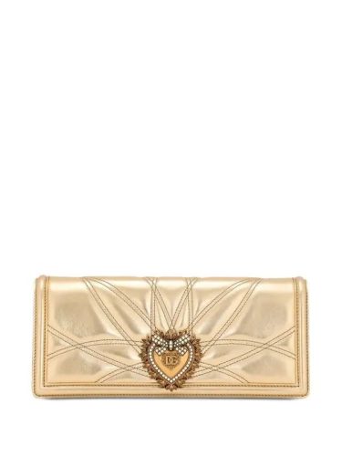 Dolce & Gabbana Devotion Baguette Gold Bag