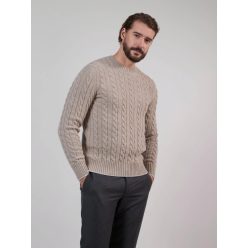 André Maurice Maglia in cashmere a trecce 100% WS 