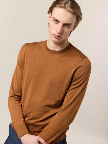 André Maurice maglia girocollo in lana, seta e cashmere