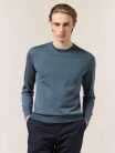 André Maurice maglia girocollo in lana, seta e cashmere