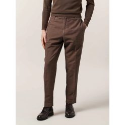   André Maurice Pantalone carrot-fit in cotone e lino 69% Cotton 31% Linen