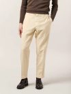 André Maurice Pantalone carrot-fit in cotone e lino 69% Cotton 31% Linen