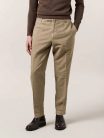 André Maurice Pantalone carrot-fit in cotone e lino 69% Cotton 31% Linen